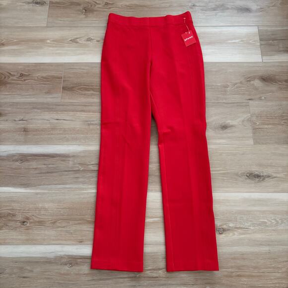 SPANX PerfectFit Ponte Slim Straight Pant Red M Regular - Picture 1 of 12
